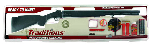 Traditions RC572000840 Buckstalker XT 50 Cal 209 Primer 24 Blued BarrelRec Black Synthetic Stock RediPack UPC: 040589028576