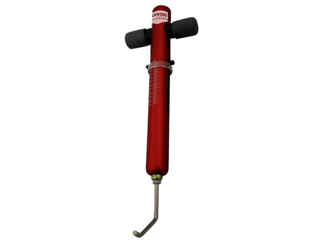Birchwood Casey TRGSCL Trigger Scale Red Aluminum Body with Stainless Steel Trigger Pull & Rubber Black Handle for Firearms