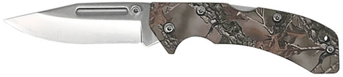 AccuSharp 713C Lockback  3 Folding Clip Point Plain Stainless Steel BladeCamo G10 Handle Includes Allen Wrench UPC: 015896007132