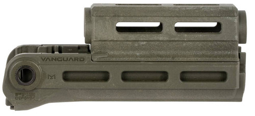 FAB Defense FXVANAKG Vanguard Handguard for AK47 AK74 AKM MLok Rail System 6.41 OAL OD Green Polymer UPC: 7290111585944