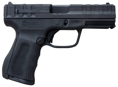 Citadel CITCP9BLK Centurion CP9 Compact 9mm Luger 141 4 Black Steel Barrel Optic ReadySerrated Slide Polymer Frame  Grip UPC: 682146897197