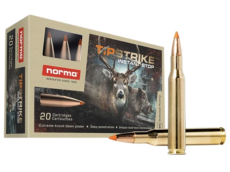 Norma Ammunition 20169292 Dedicated Hunting Tipstrike 270Win 140gr Polymer Tip 20 Per Box/10 Case