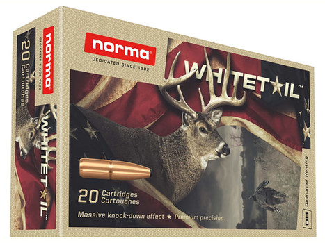 Norma Ammunition 20166492 Dedicated Hunting Whitetail 6.5Creedmoor 140gr Pointed Soft Point 20 Per Box/10 Case