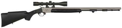 Traditions R574115040 Pursuit XT 45 Cal 209 Primer 26 Stainless BarrelRec Black Synthetic Furniture Elite XT Trigger 39x40mm Duplex Scope UPC: 040589029955