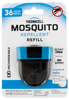 Thermacell ER136 Repellent Refill  Black Effective 20 ft Fits Rechargeable ESeries  Radius Zone Odorless Scent Repels Mosquito Effective Up to 36 hrs UPC: 843654005034