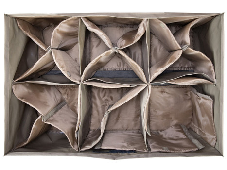 Higdon Outdoors 37124 X-Slot Decoy Bag Universal Tan 600D Polyester 36"L x 24"W x 16"H Holds up to 24 Decoys