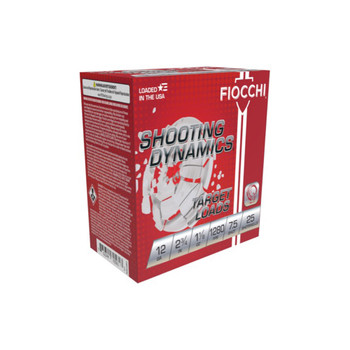 Fiocchi 12SDHV8 Shooting Dynamics Target 12 Gauge 2.75 1 18 oz 8 Shot 25 Per Box10 UPC: 762344712802