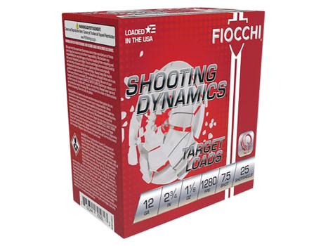 Fiocchi 12SDHV75 Shooting Dynamics Target 12Gauge 2.75" 1 1/8oz 7.5Shot 25 Per Box/10 Case
