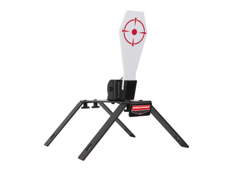 Birchwood Casey S7540 Spring Loaded Popper Target Black AR500 Steel Standing