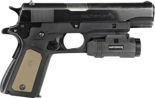 Recover Tactical CC3P0102 Frame Grip  Black Polymer Frame with Interchangeable Black  Tan Panels for Standard Frame 1911 UPC: 7290016552843