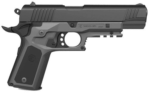 Recover Tactical CC3P0401 Frame Grip  Gray Polymer Frame with Interchangeable Black  Gray Panels for Standard Frame 1911 UPC: 7290016552980