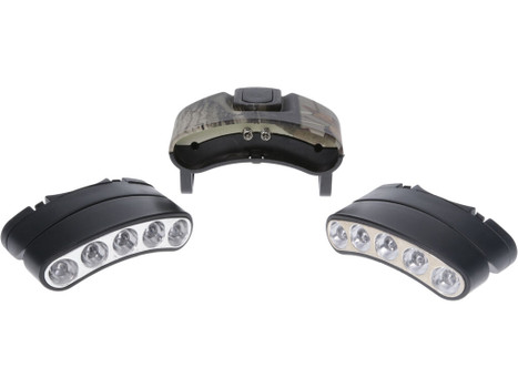 Cyclops CYCHCDTWGN Orion Tilt 30 Lumens Green/White LED Bulb Camo Clip-On