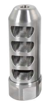 American Precision Arms G2L5830S Gen 2 Little Bastard Self Timing Brake Stainless Steel with 5824 tpi Threads 2.22 OAL  1 Diameter for 30 Cal Rifle UPC: 810131790813