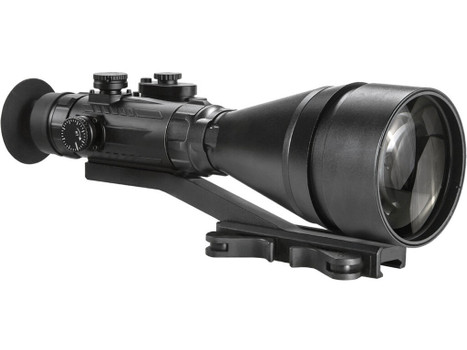 AGM Global Vision 15WP6623484111 Wolverine Pro-6 3AW1 Night Vision Rifle Scope Matte Black 6x100mm Gen 3 Auto-Gated White Phosphor Level 1 Illuminated Red Chevron w/Ballistic Drop Reticle