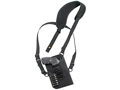 GrovTec US Inc GTHL15102R Trail Pack Shoulder Black Nylon Harness Fits Med/Lg DA Revolver Fits 3-4" Barrel Right Hand