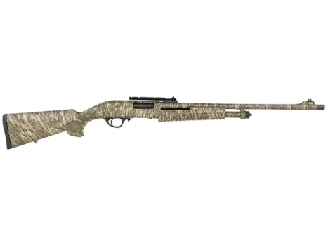 Escort HEFH2022TRBL Field Hunter Turkey Full Size 20 Gauge Pump 3" 4+1 22" Mossy Oak Bottomland Steel Barrel, Grooved Aluminum Receiver, Fixed Mossy Oak Bottomland Synthetic Stock, Right Hand