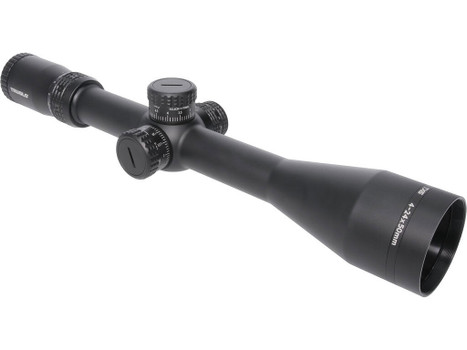 Truglo TG8542TF TX6 4-24x 50mm Obj 30mm Tube Black Finish Illuminated Milliradian First Focal Plane