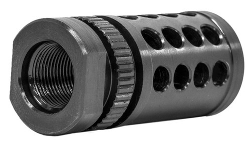 GrovTec US Inc GTHM318 GNite Flash Suppressor Black Nitride Steel with 5824 tpi Threads for 308 Cal UPC: 811071013444