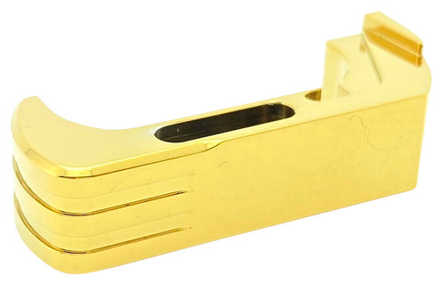 Cross Armory CRG5MCGD Mag Catch  Extended Compatible wGlock Gen45 Gold Anodized Aluminum UPC: 726798348413