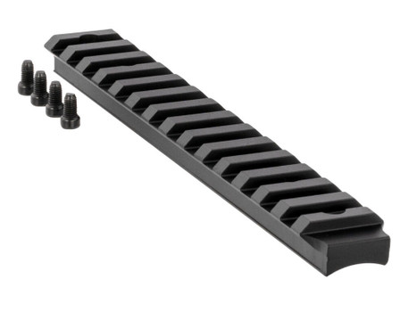 Ruger 90672 Picatinny Rail Black Anodized Aluminum Fits Ruger American Rifle Long Action