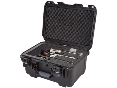 Nanuk 918REV01 918 3 Up Revolver Case Black Polymer w/ Foam Padding & Latches 14.90" L x 9.80" W x 8.60" H Interior Dimensions