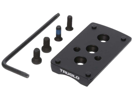TruGlo TGTG8950M2 Pistol Red Dot Sight Mount Black Nitride Fortress Steel Trijicon RMR Mount
