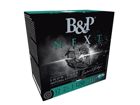 B&P Ammunition 12B1NX8 Next 12Gauge 2.75" 1oz 8Shot 25 Per Box/10 Case
