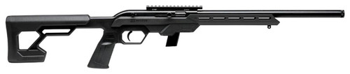 Savage Arms 45114 64 Precision 22 LR Caliber with 101 Capacity 16.50 Threaded Barrel Matte Black Metal Finish  Chassis Black Synthetic Stock Right Hand Full Size UPC: 062654451140