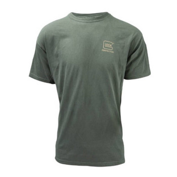 Glock AA75149 Perfection  Green Cotton Short Sleeve Small UPC: 764503043116