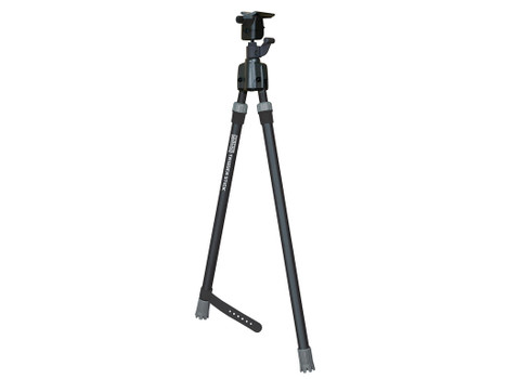 Primos 65826 Trigger Stick Bipod made of Steel with Black & Gray Finish, QD Swivel Stud Attachment Type & Medium Height (Clam Package)