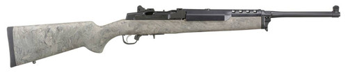 Ruger 5877 Mini14 Tactical 5.56x45mm NATO 51 18.50 Barrel Blued Alloy Steel Exclusive Hogue Ghillie Green Stock Optics Ready UPC: 736676058778