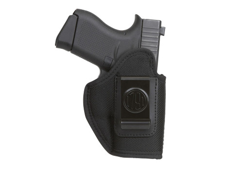 1791 Gunleather PNIWB3BLKR Premium Nylon IWB Size 03 Black Ballistic Nylon Belt Clip Right Hand