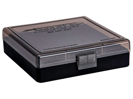 Berry's 41236 Ammo Box 9mm/380ACP Smoke/Black Polypropylene 100rd