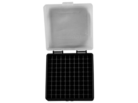 Berry's 63600 Ammo Box 22LR Clear/Black Polypropylene 100rd