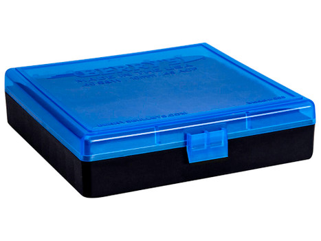 Berry's 67789 Ammo Box 40S&W/45ACP Blue/Black Polypropylene 100rd
