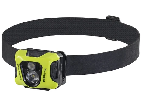Streamlight 61436 Enduro Pro W/Dual Lock 15/25/50/90/145/200 Lumens White LED Bulb Black/Yellow 95 Meters Distance