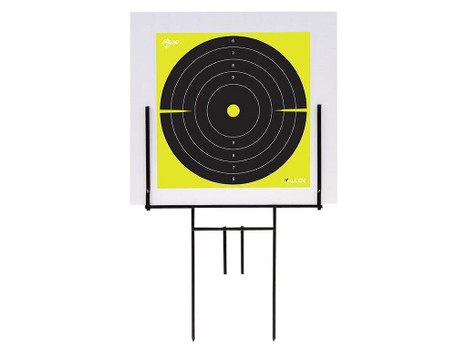 EZ-Aim 15309 Portable Range Target Stand Black Steel 18" W x 19" H Includes 2 Adhesive Targets