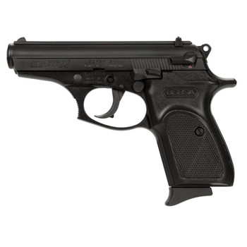 Bersa T22M Thunder  MicroCompact Frame 22 LR 101 3.50 Black Steel Barrel Matte Black Serrated Slide Matte Black Aluminum Frame wBeavertail UPC: 810083201504