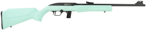 Rossi RS22L1811TL RS22  22 LR 101 18 Matte Black BarrelFixed Teal Stock UPC: 754908212101