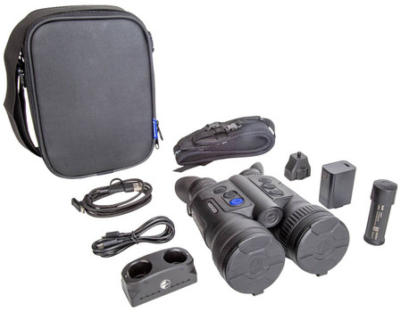 Pulsar PL77481 Merger LRF XL50 Thermal Binocular Black 2.520x50mm Features Laser Rangefinder UPC: 840284900265