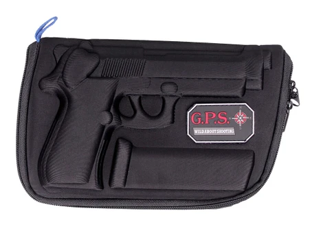 GPS Bags 909PC Custom Molded w/ Lockable Zippers Internal Mag Holder & Black Finish for Beretta 92/96 & Taurus PT92