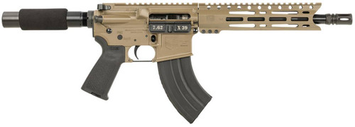 Diamondback DB1915O061 DB15  7.62x39mm 281 10 FDE Carbon Lower 9 MLOK Handguard Black Padded Buffer TubeMagpul Grip UPC: 810035755642