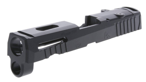 Rival Arms RA10P301A Optic Ready Slide A1 Sig P320 Carry RMR Cut QPQ Black 416R Stainless Steel UPC: 788130031179