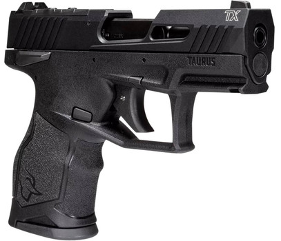 Taurus 1TX2233110 TX22C  Compact 22 LR 101 3.60 Black Barrel Slide  Polymer Frame Rubber Grips UPC: 725327939832