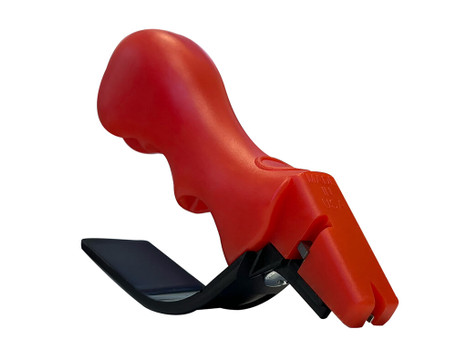 AccuSharp 1001C Sharpener Knife & Scissor Hand Held Diamond-Honed Carbide Sharpener Red