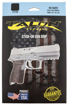 Talon Grips EV07R Adhesive Grip  Textured Black Rubber Fits Compact Sig P250 P320 UPC: 812308020112