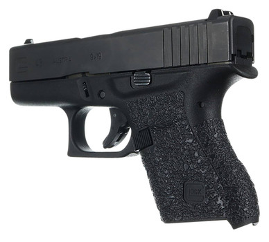 Talon Grips EV04R Adhesive Grip  Textured Black Rubber Fits Glock 4243 UPC: 812308025650