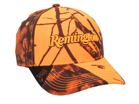 Outdoor Cap RM46L Remington Cap Cotton Twill Mossy Oak Break-Up Blaze Structured OSFA