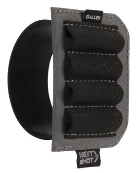 Allen 8208 Next Shot Carrier  Black Silicone Band MultiCaliber Capacity 4rd Rifle Buttstock Mount UPC: 026509051626