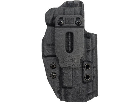 C&G Holsters 0056100 Covert IWB Black Kydex Belt Clip Fits Glock MOS/48 Right Hand